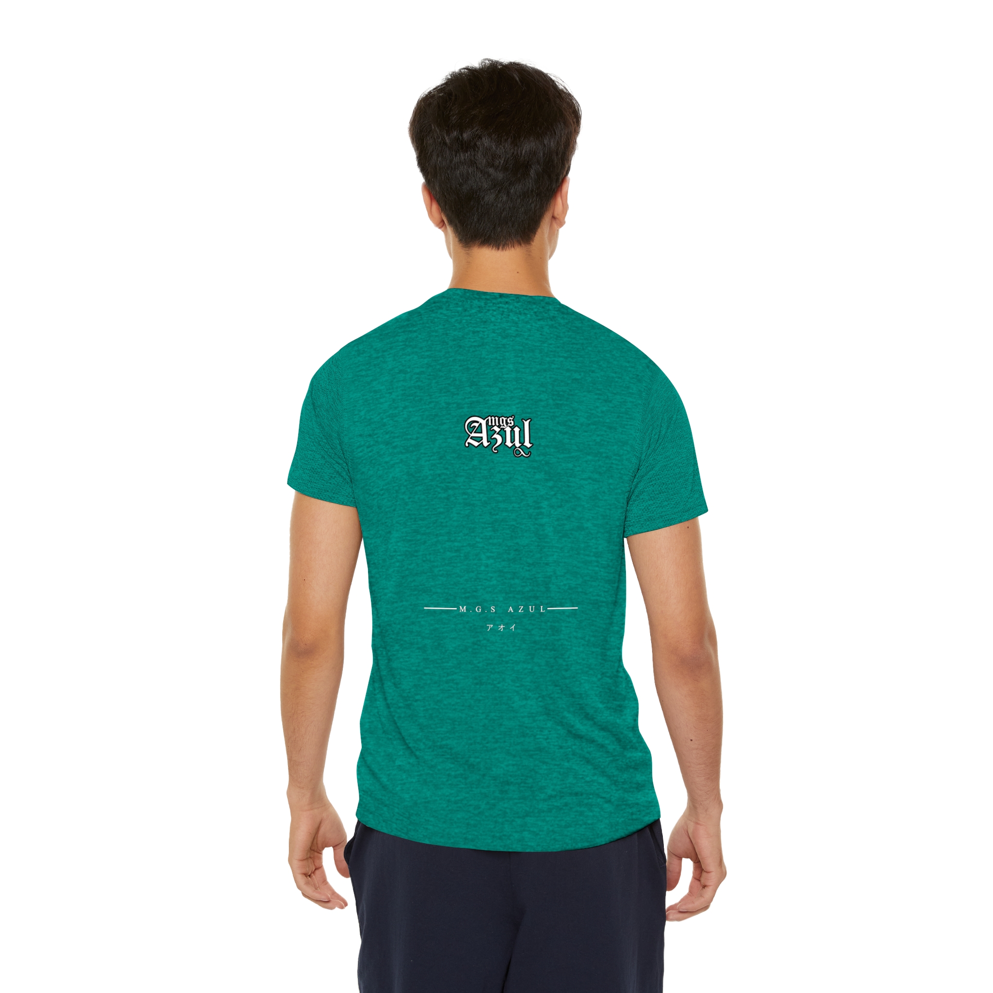 M.G.S Azul Apex Performance Tee - Image 9